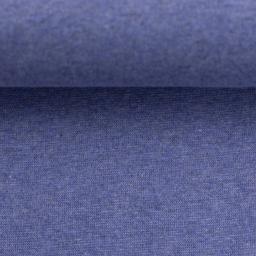 buendchenstoff meliert blau naehzimmer mit herz onlineshop