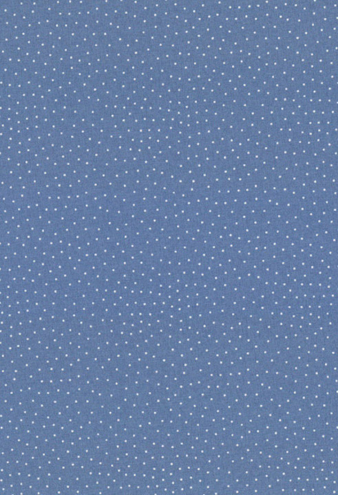 010506311 Capri kleine Tupfen jeansblau