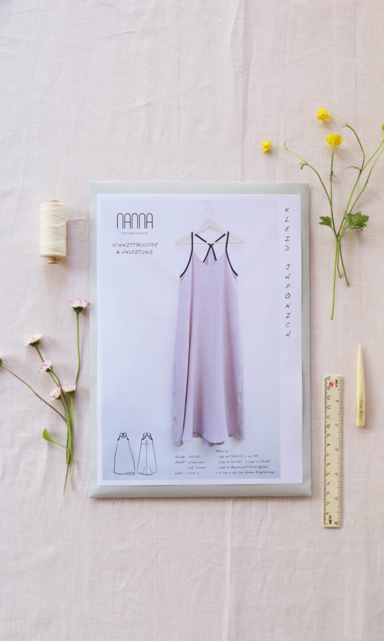 schnittmuster Kleid Japonica nanna pattern design naehzimmer mit herz onlineshop