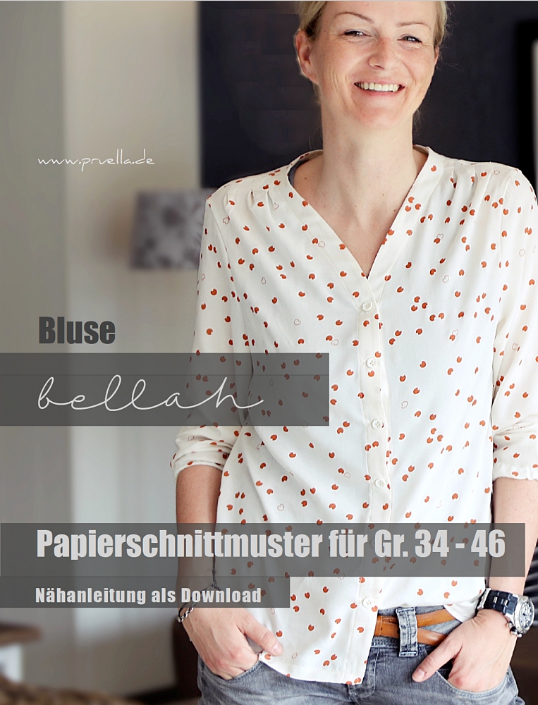 schnittmuster bellah bluse pruella naehzimmer mit herz onlineshop