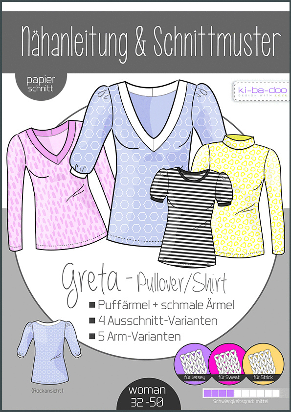 schnittmuster greta pullover shirt kibadoo naehzimmer mit herz onlineshop