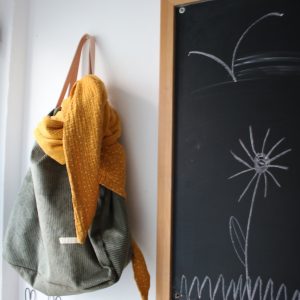 Materialset Lässige Hipster-Hopster-Cordtasche