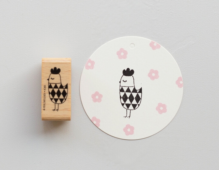 stempel huhn schick perlenfischer naehzimmer mit herz onlineshop