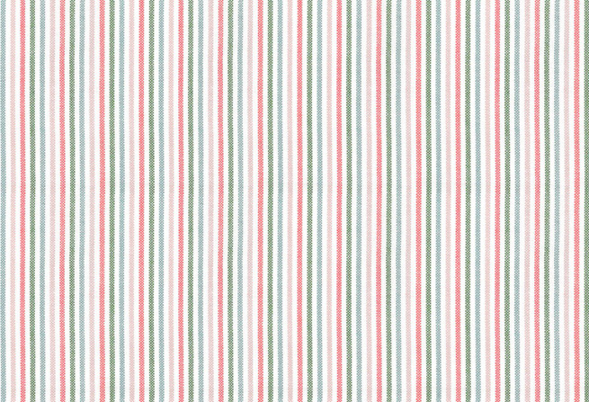 webstoff weiss bunt streifen naehzimmer mit herz