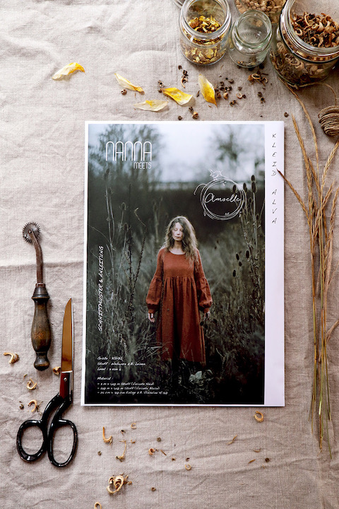 schnittmuster kleid alva nanna pattern design titel naehzimmer mit herz onlineshop