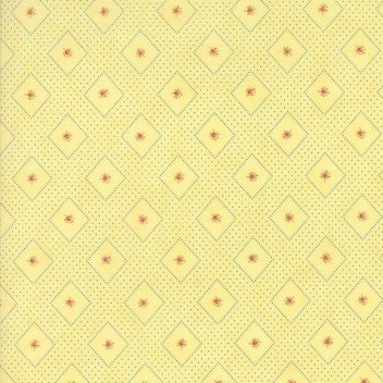 stoff baumwolle minick & simpson Ann´s Arbor gelb naehzimmer mit herz onlineshop