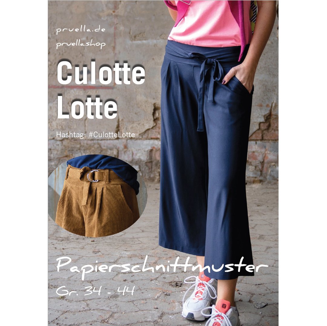 schnittmuster culotte lotte pruella naehzimmer mit herz onlineshop