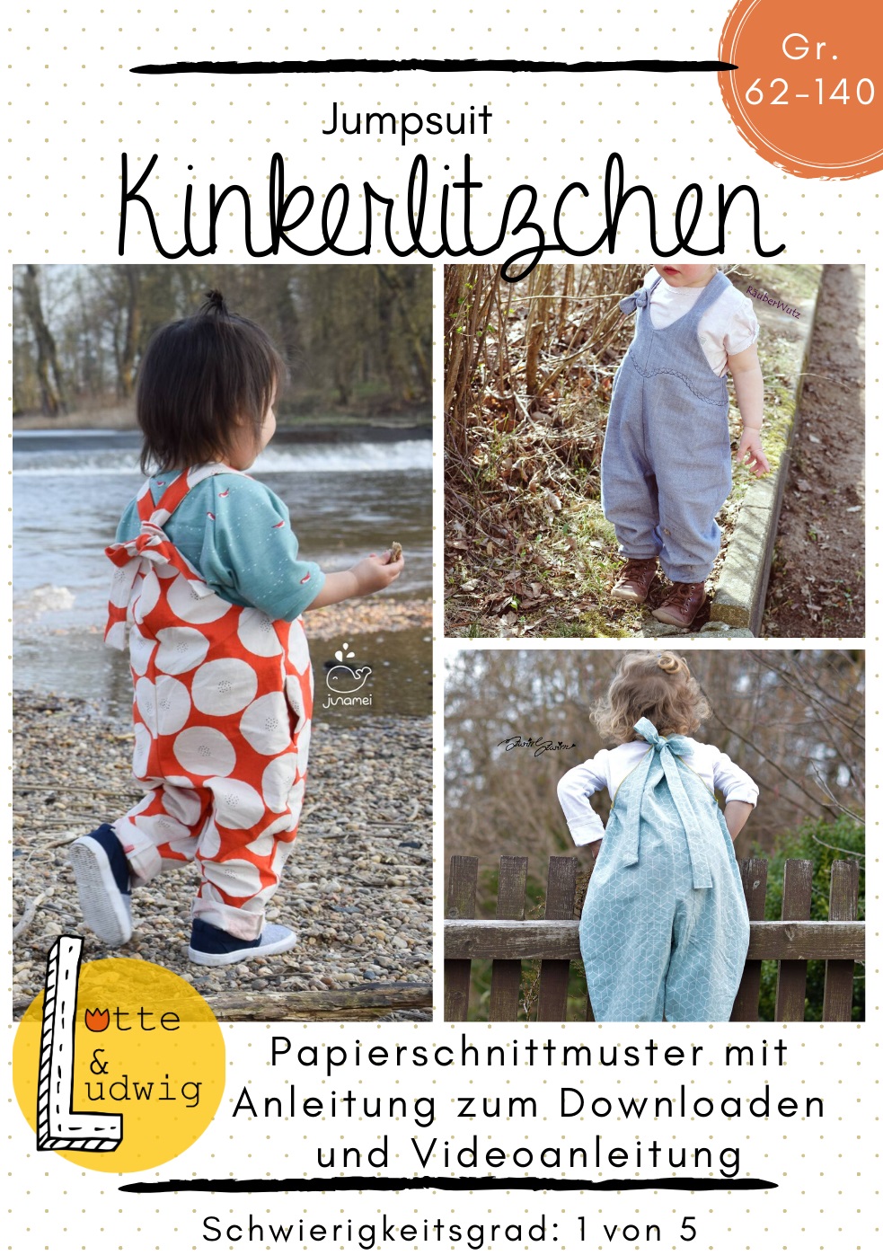 schnittmuster kinkerlitzchen jumpsuit lotte und ludwig naehzimmer mit herz onlineshop