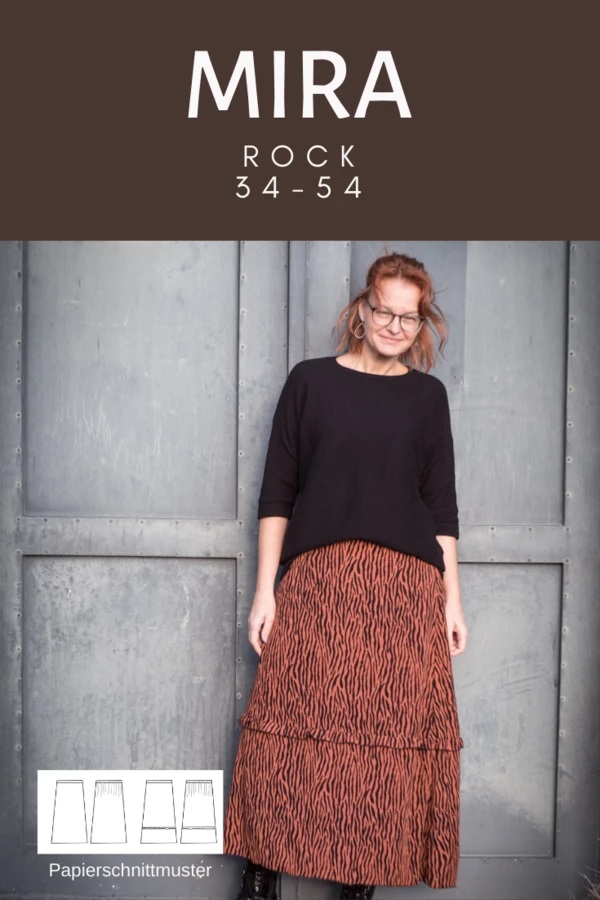 schnittmuster mira rock finas ideen naehzimmer mit herz onlineshop