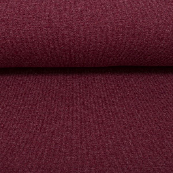 stoff sweat eike melange swafing bordeaux naehzimmer mit herz onlineshop