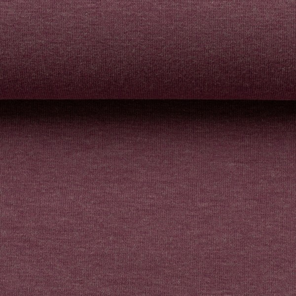 stoff sweat eike melange swafing lila naehzimmer mit herz onlineshop