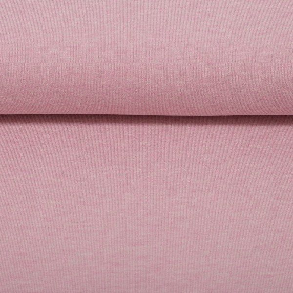 stoff sweat eike melange swafing rosa naehzimmer mit herz onlineshop