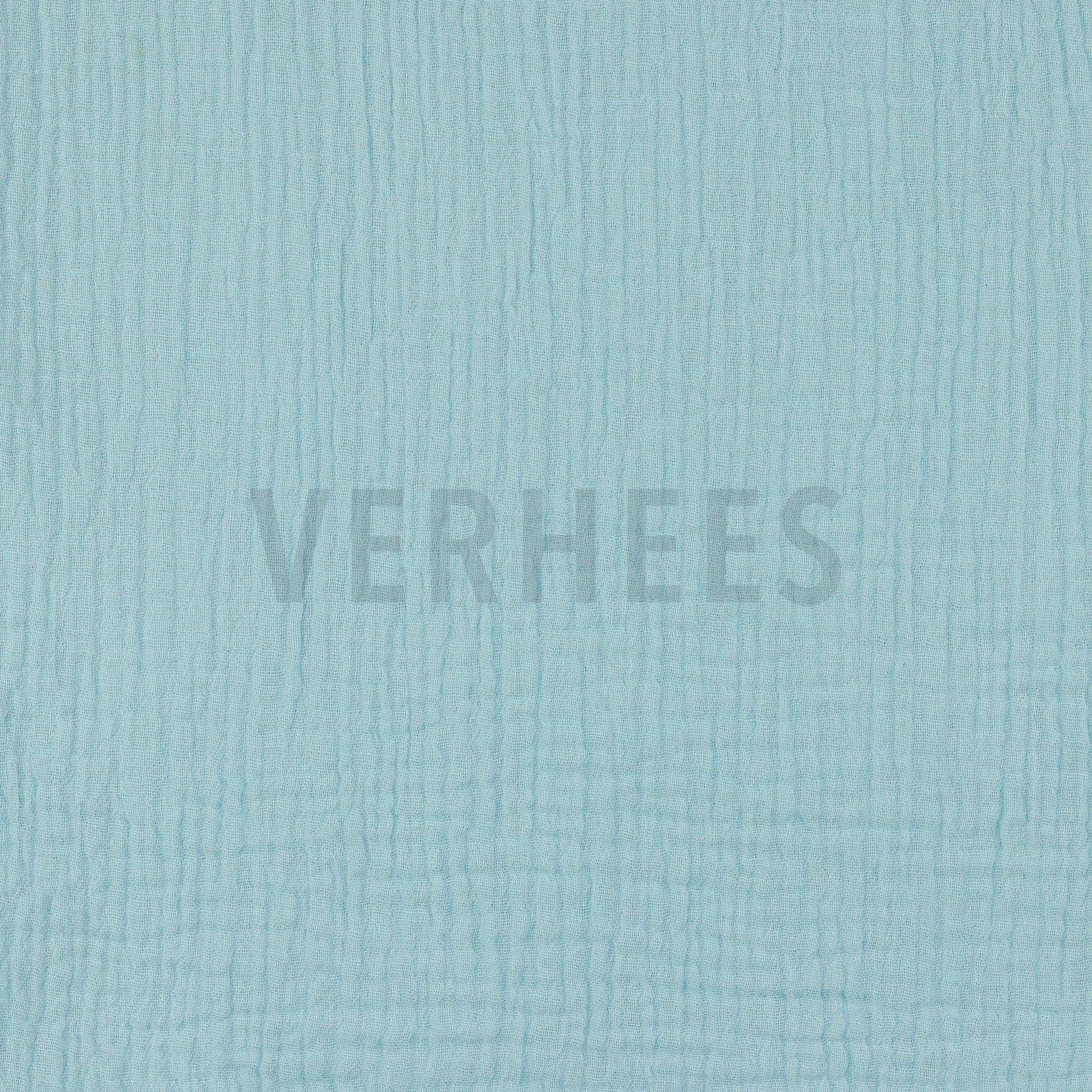 musselin double gauze gots hellblau uni naehzimmer mit herz onlineshop