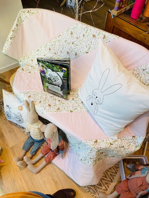 materialset quilt naehzimmer mit herz onlineshop