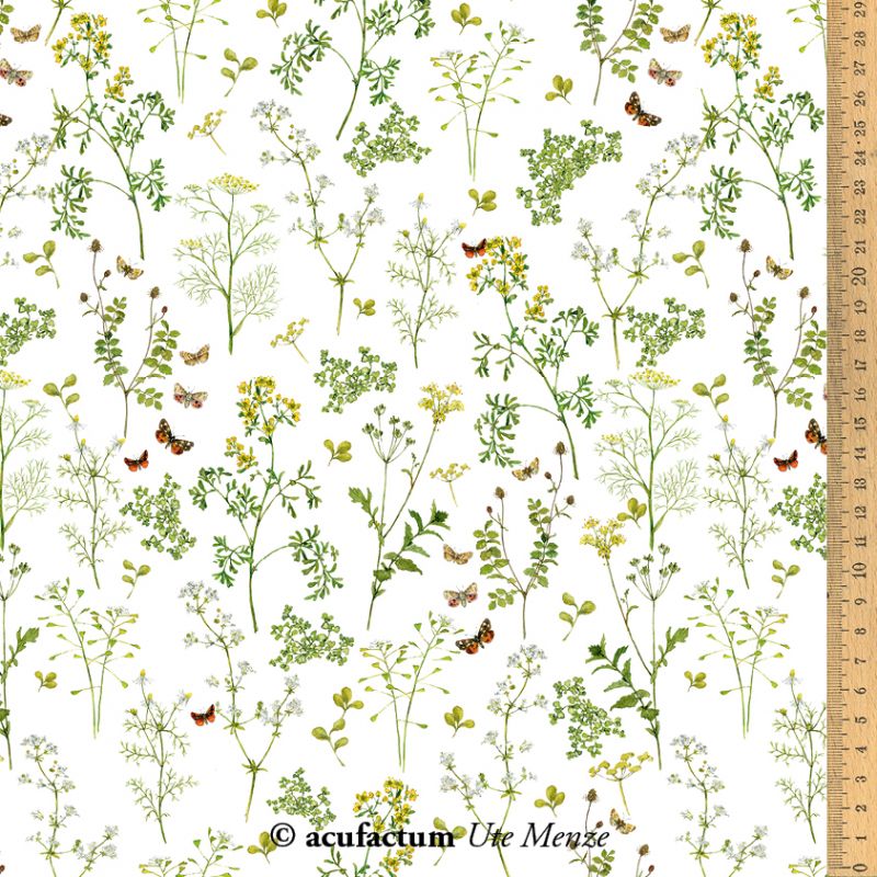 stoff baumwolle kraeuterwiese acufactum naehzimmer mit herz onlineshop