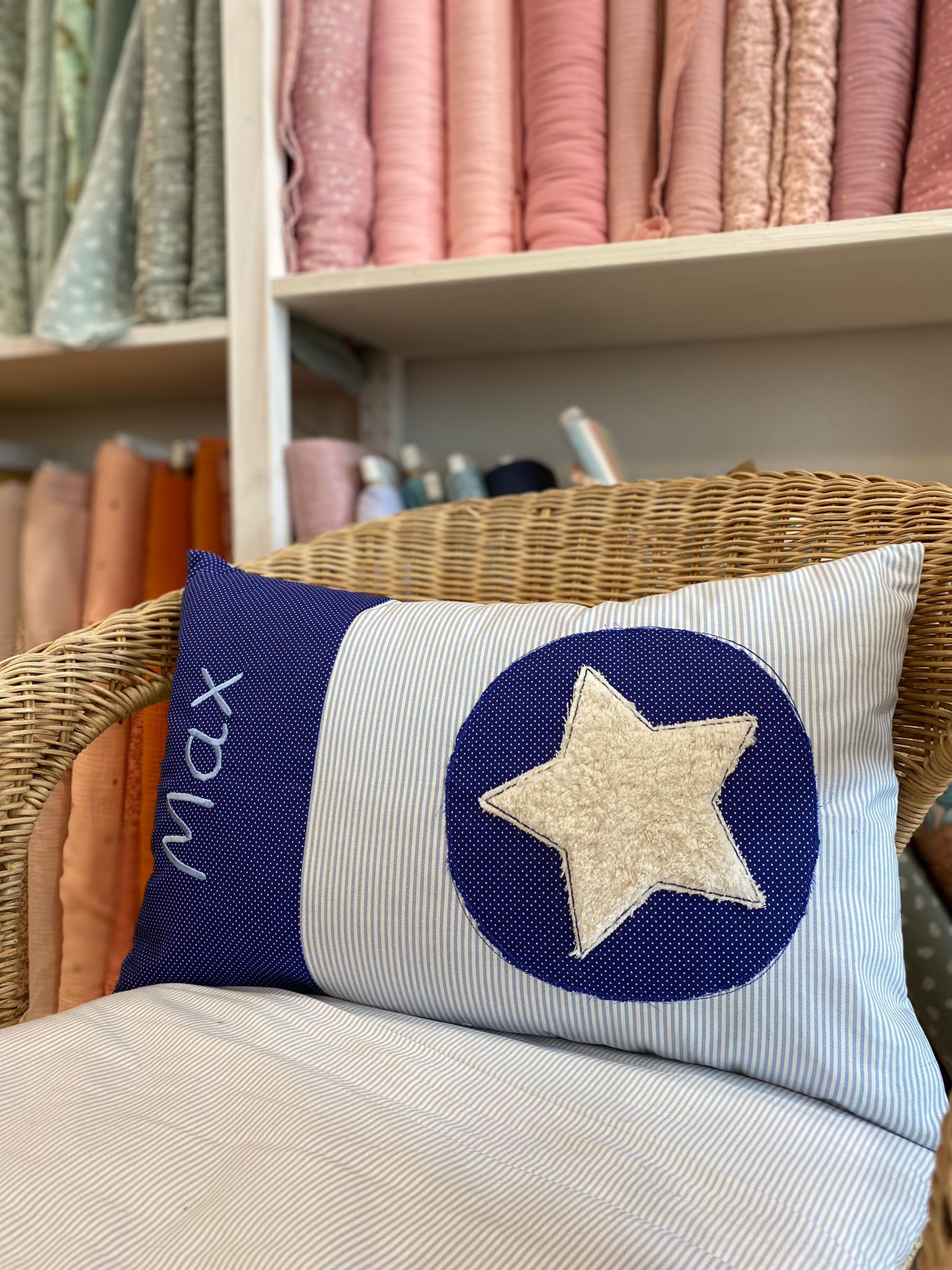 namenskissen stern naehzimmer mit herz onlineshop