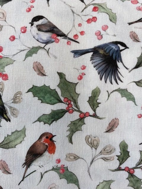 stoff baumwolle wintervoegel sophie drescher naehzimmer mit herz onlineshop