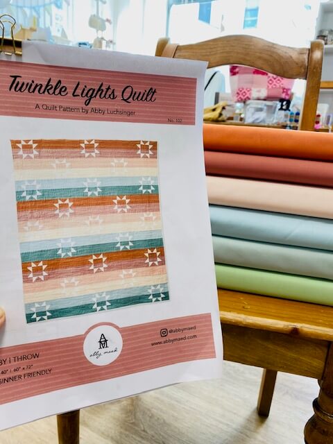 materialset quilt twinkle lights quilt nach abby maed naehzimmer mit herz onlineshop