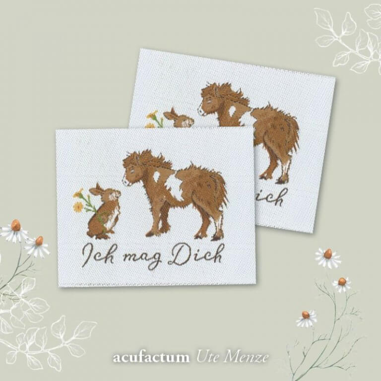 Patch flicken ich mag dich acufactum naehzimmer mit herz onlineshop