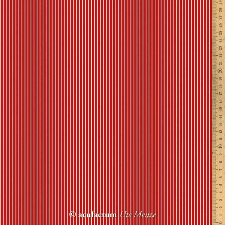 stoff baumwolle feine streifen dunkelrot acufactum naehzimmer mit herz onlineshop