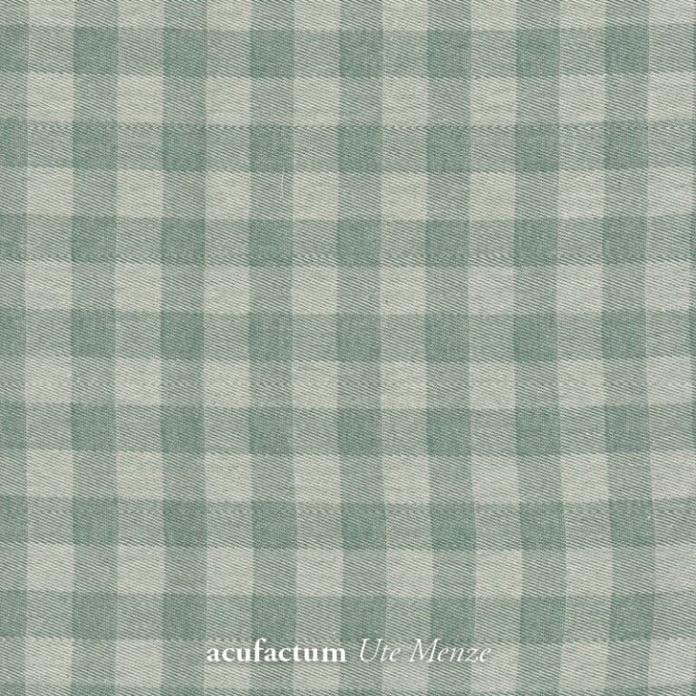 stoff webstoff baumwolle Karo gruen acufactum naehzimmer mit herz onlineshop