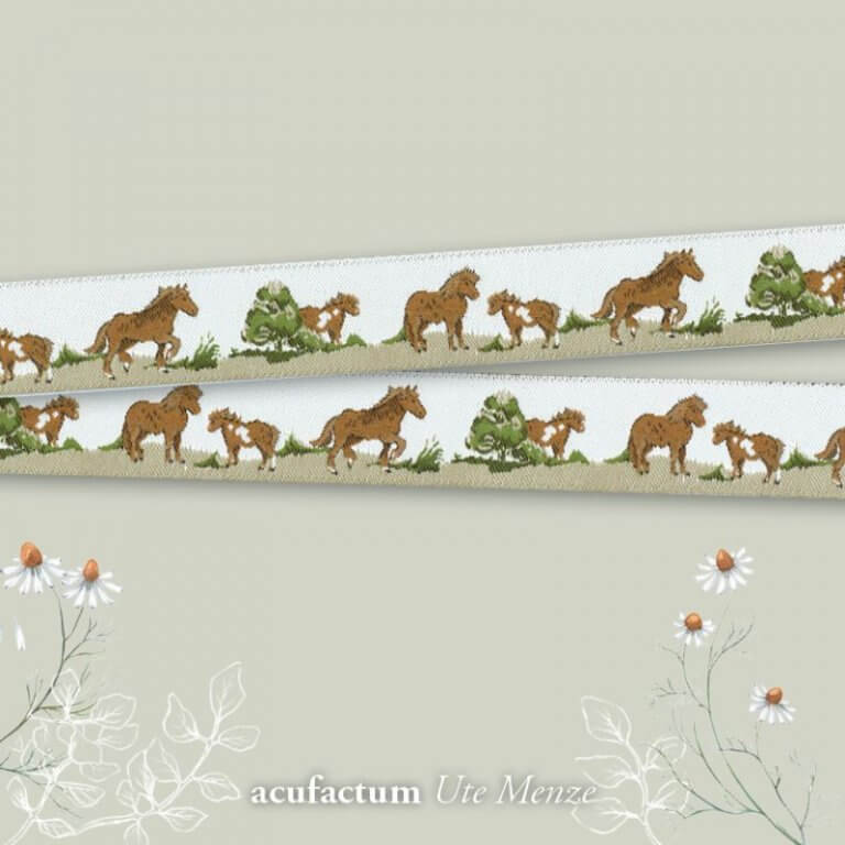 webband pferde sophia drescher acufactum naehzimmer mit herz onlineshop