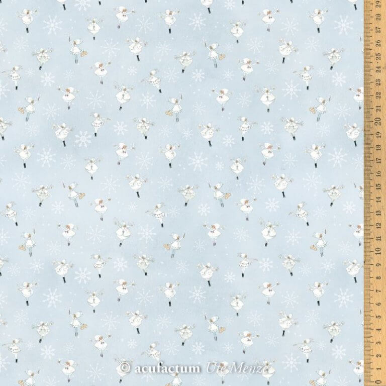 stoff baumwolle flockentanz acufactum naehzimmer mit herz onlineshop