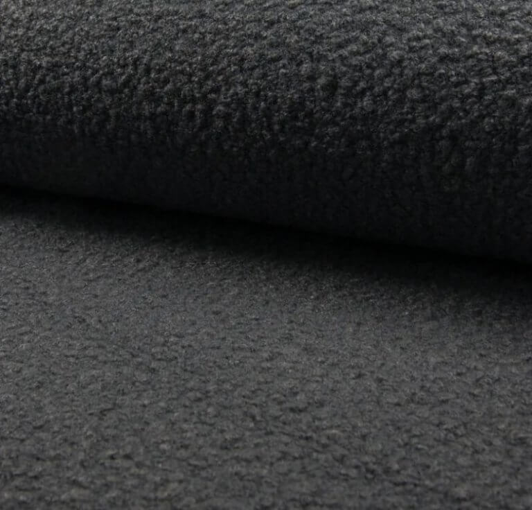 stoff pluesch bouclé pluesch grau naehzimmer mit herz onlineshop