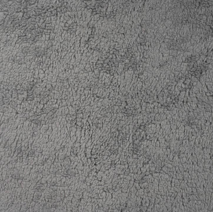 stoff teddypluesch dunkelgrau naehzimmer mit herz onlineshop