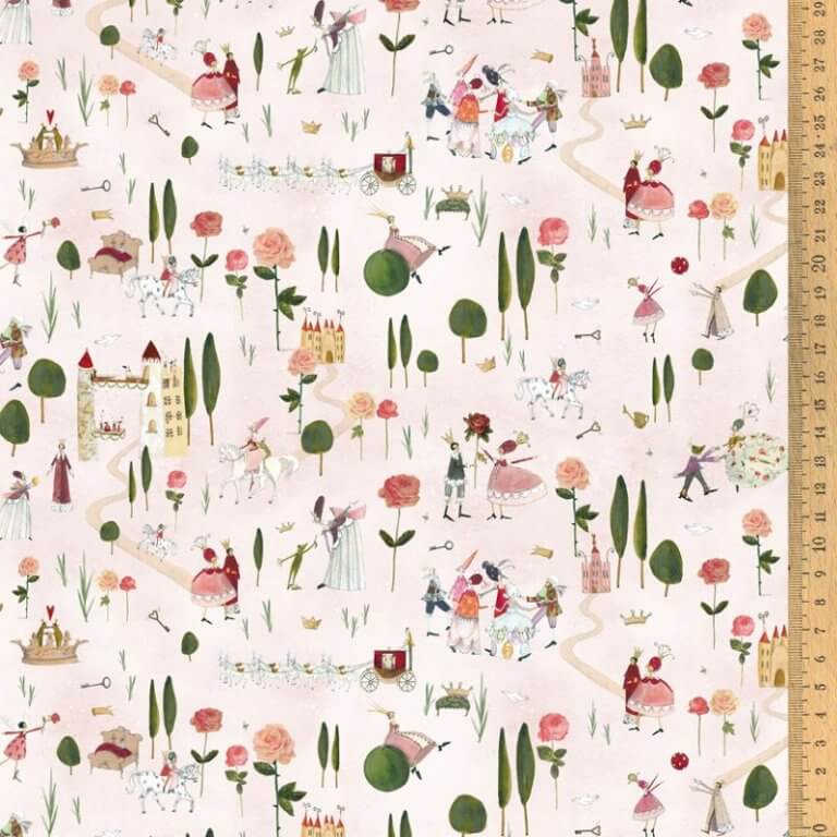 stoff baumwolle maerchenzauber acufactum naehzimmer mit herz onlineshop