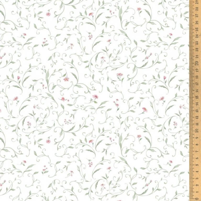 stoff baumwolle zarte ranken acufactum naehzimmer mit herz onlineshop