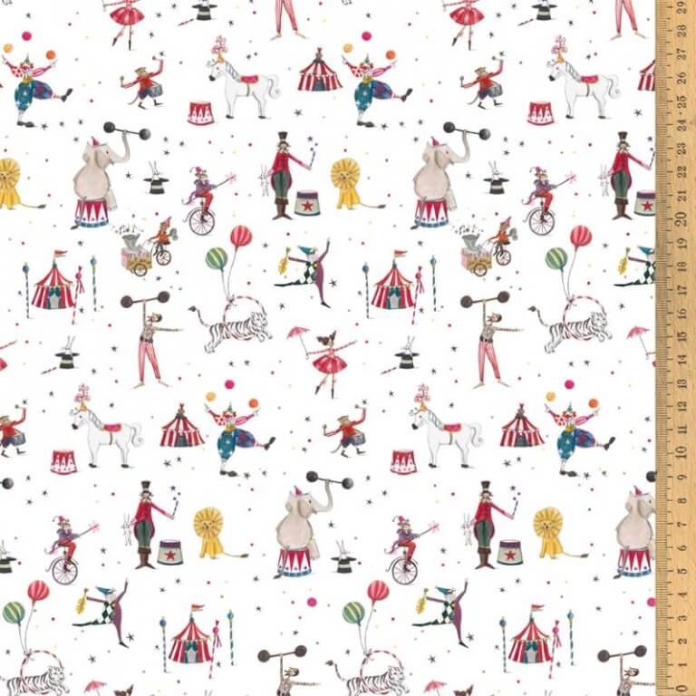 stoff baumwolle zirkuswelt acufactum naehzimmer mit herz onlineshop